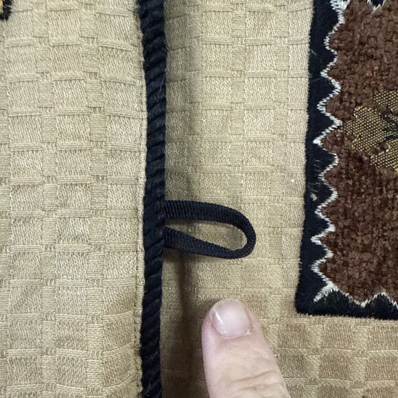 Vintage Julia Kim Artsy Blazer Embroidered Jacket Patchwork Tapestry Size Small - Picture 6 of 8